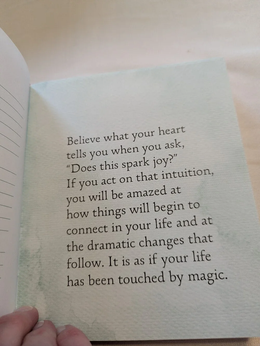 Life Changing Magic A Journal By Marie Kondo Brand New